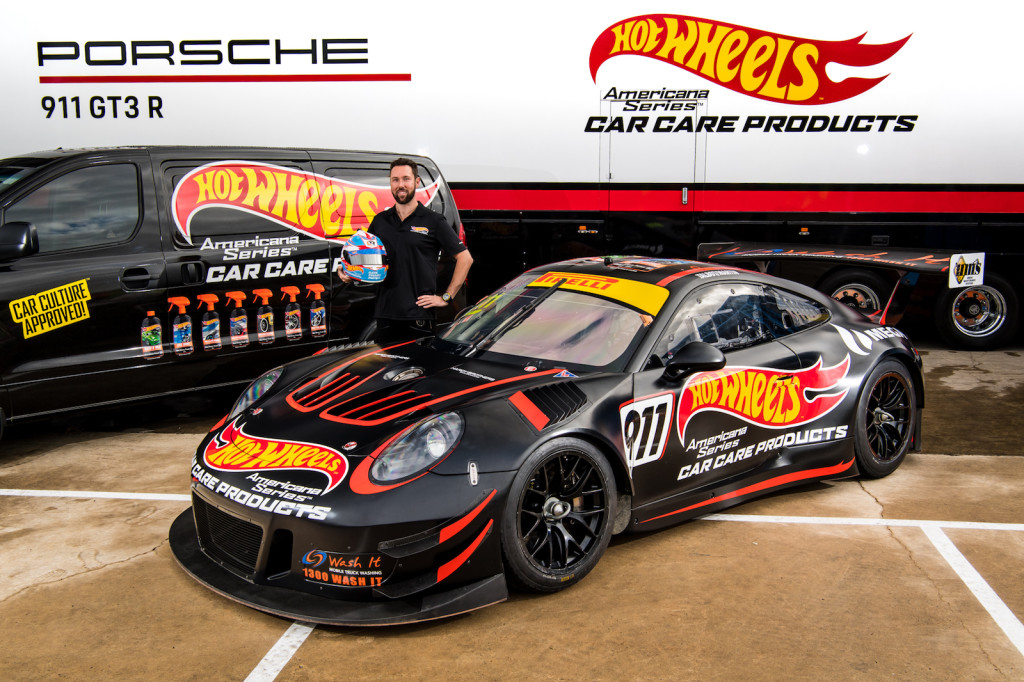 Liam Talbot and the Hot Wheels™ Car Care Products Porsche