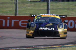 Liam Talbot had to wait until the final corner to win race 1 in Townsville